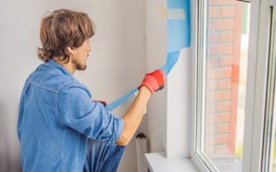 Jak oklejać okna przed malowaniem, aby uniknąć zabrudzeń?